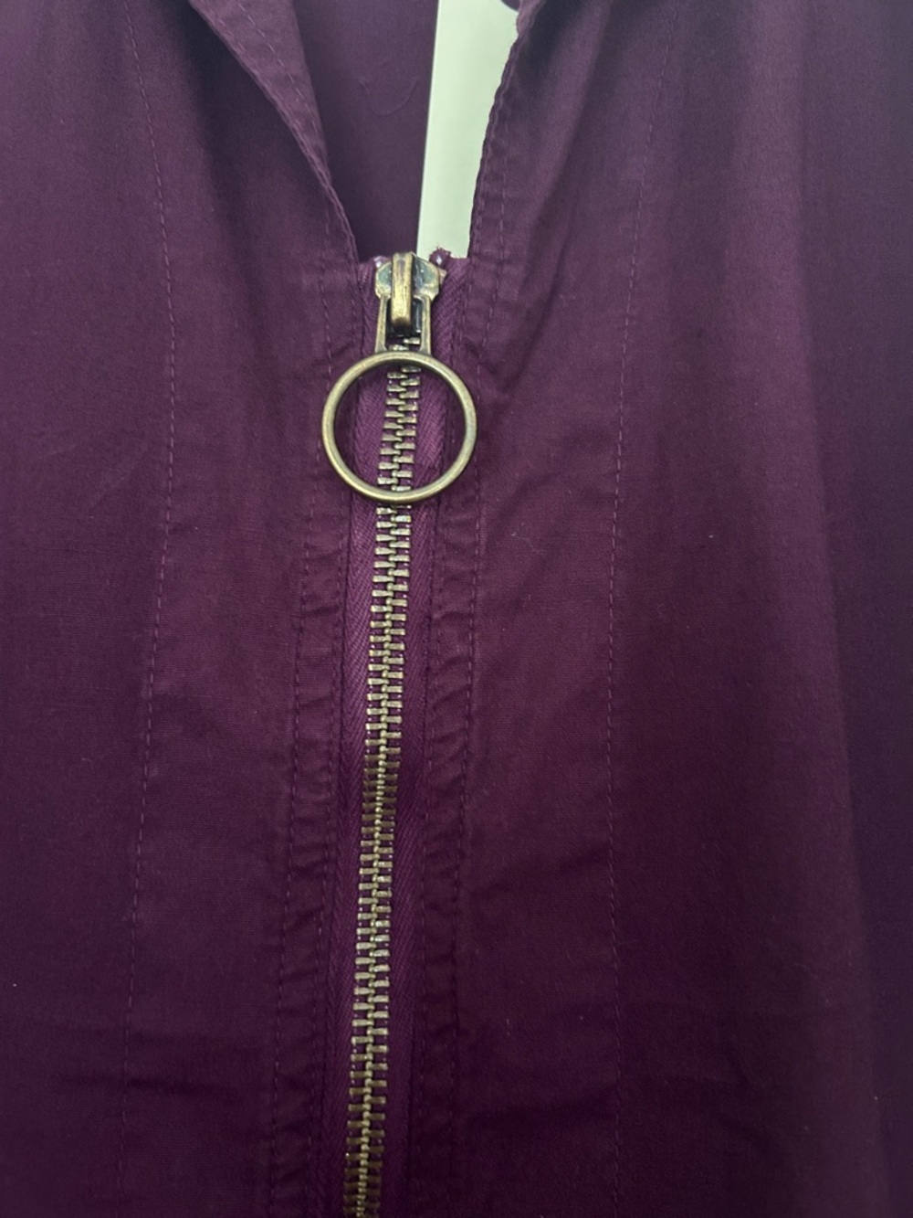 XCVI Sleeveless Zip-Front Midi Dress in Plum - Picture 2 of 5